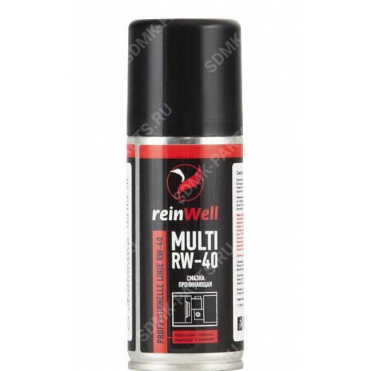 ReinWell Универсальное средство (смазка проникающая) MULTI RW-40, 0.1л